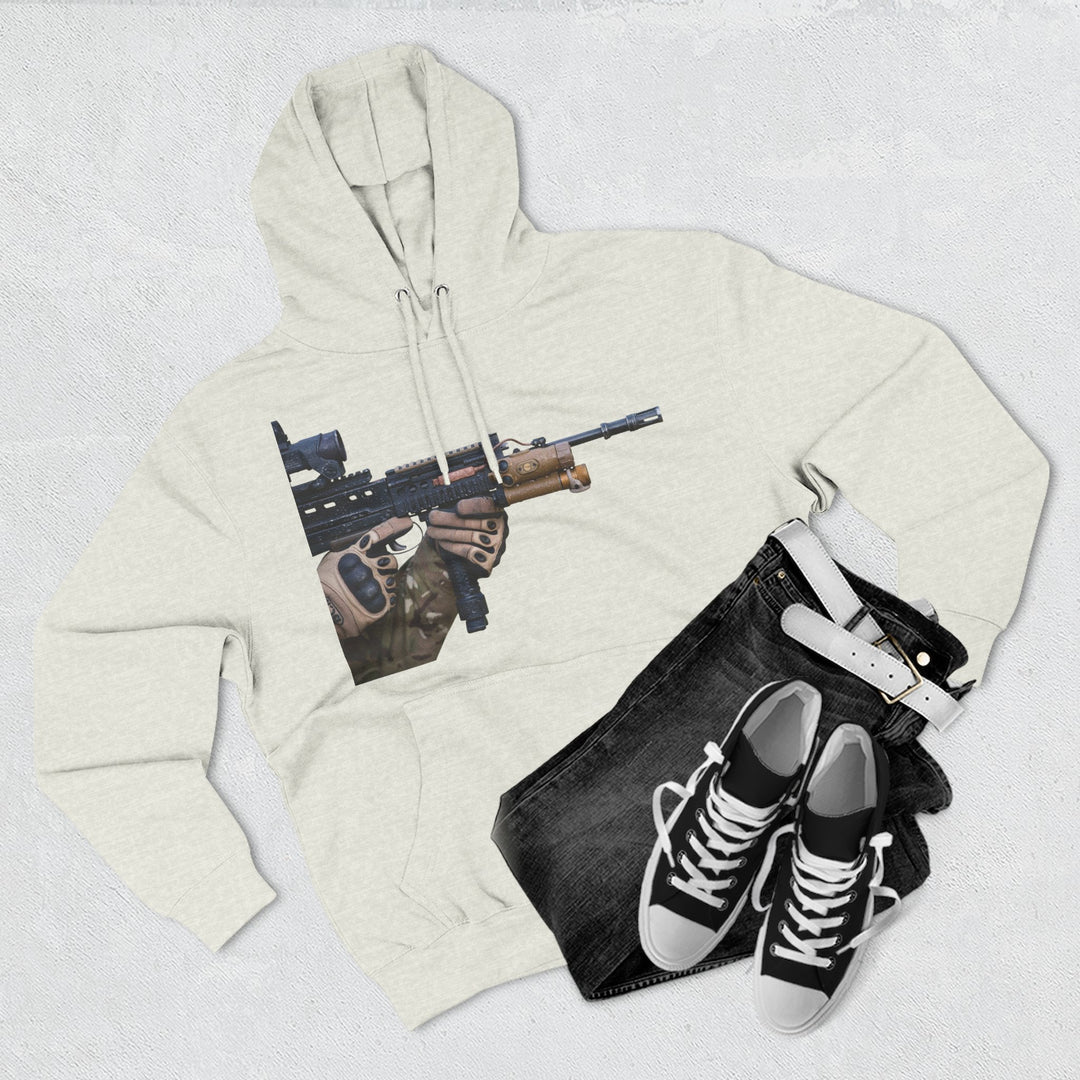 SA80 British Military Rifle Hoodie - Op Herrick Heritage Graphic