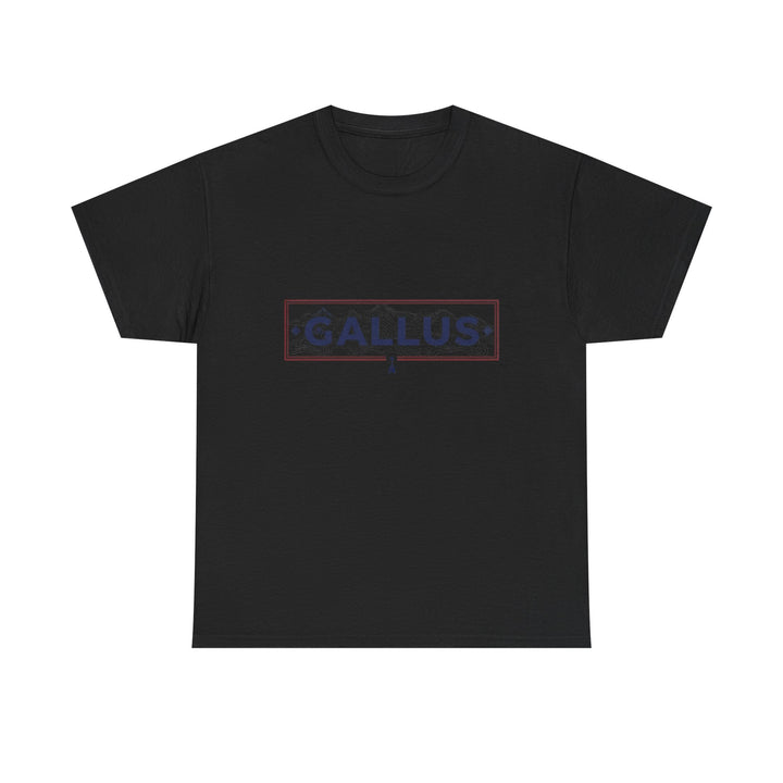 Italy Map Tee — GALLUS Logo Casual Cotton T-Shirt