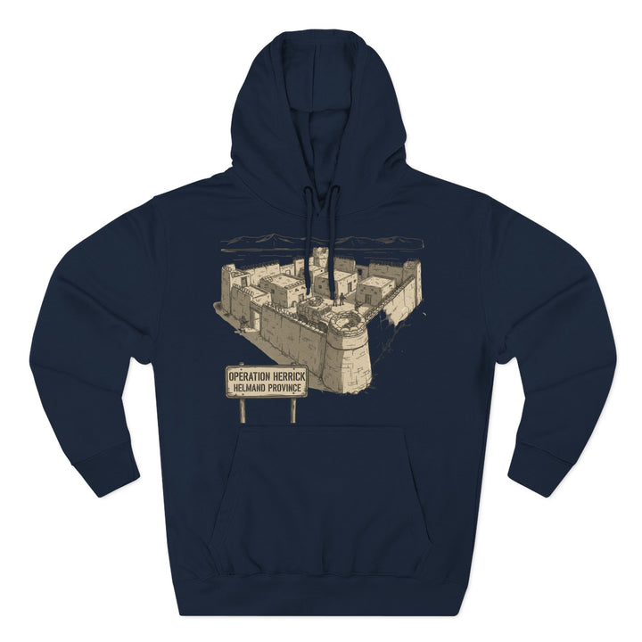 Op Herrick Compound Hoodie - Helmand Province Military Heritage Graphic