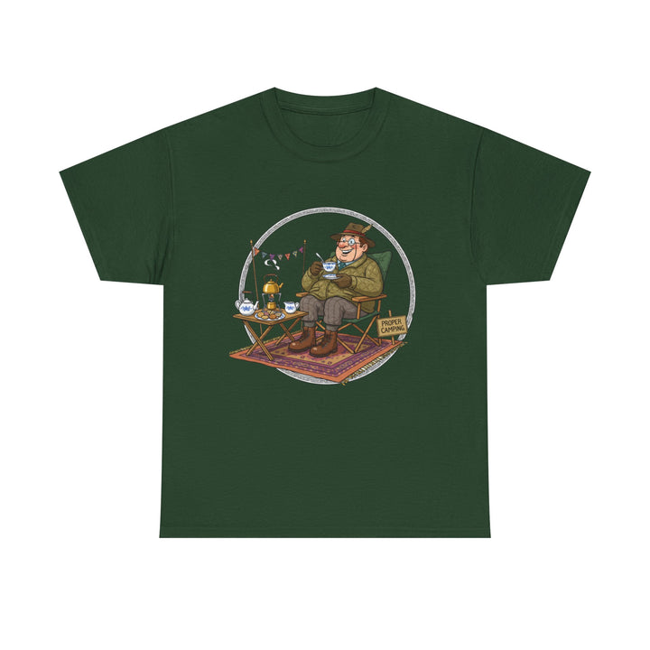 Retro Camping Grandpa Gift T-Shirt — Vintage Mountain Adventure Tee