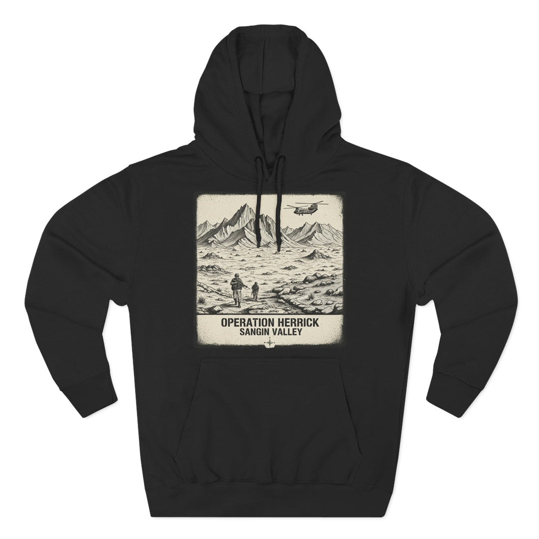 Op Herrick Sangin Valley Hoodie - Helmand Province Military Heritage