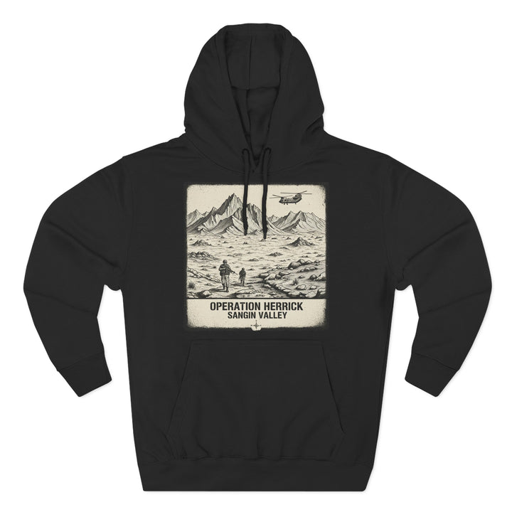 Op Herrick Sangin Valley Hoodie - Helmand Province Military Heritage