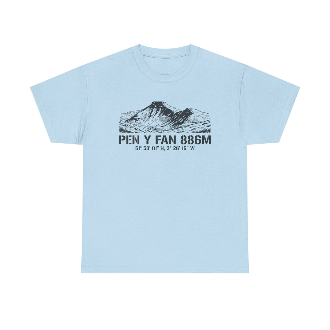 Pen y Fan 886m Graphic Tee | Vintage Elevation &amp; Coordinates