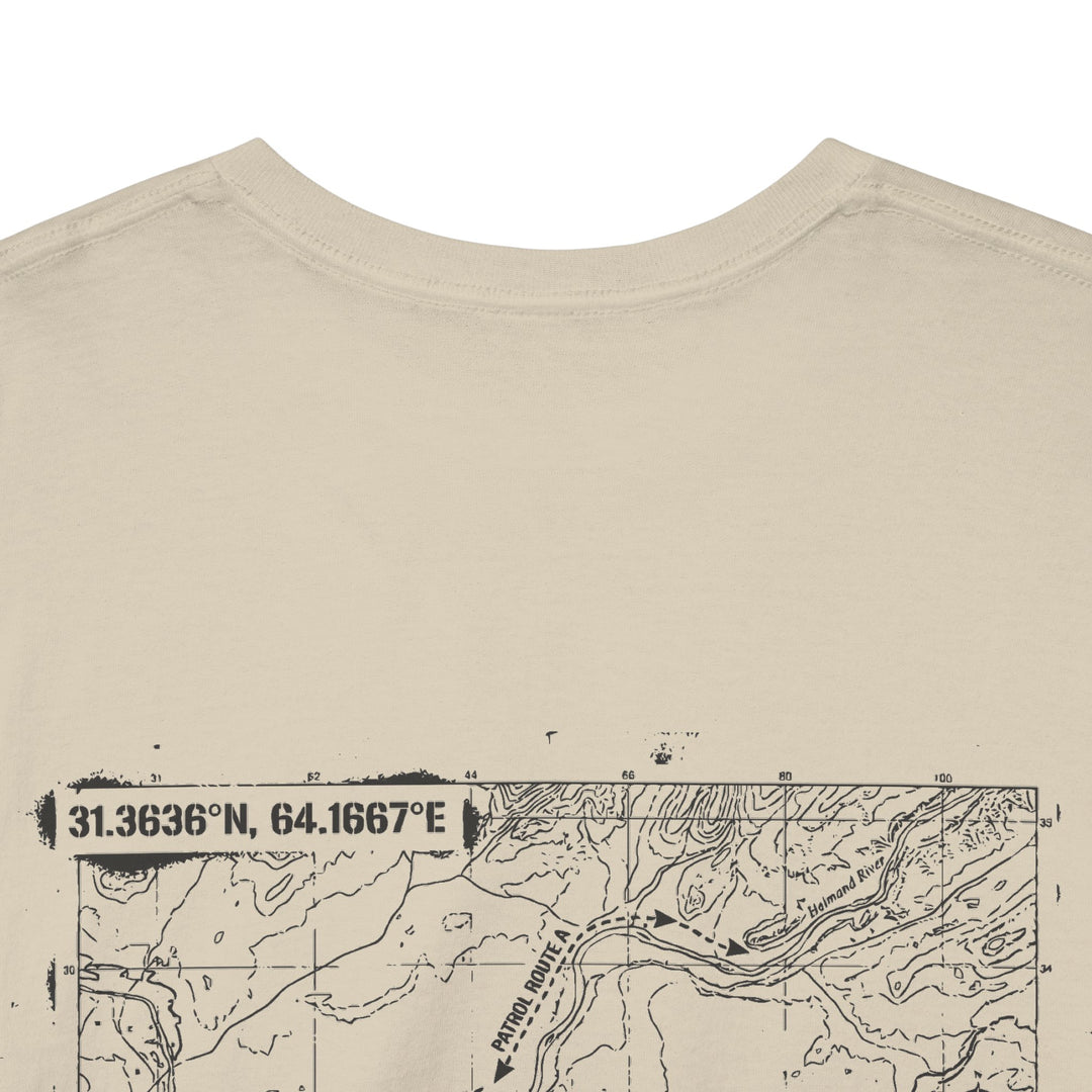 Operation HERRICK Helmand Province Map T-Shirt — Afghanistan Heritage — alternate product image 6