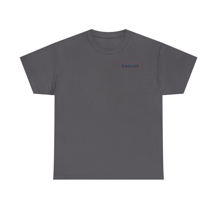 Gallus Logo T-Shirt — Minimal Retro Chest &amp; Back Graphic Tee