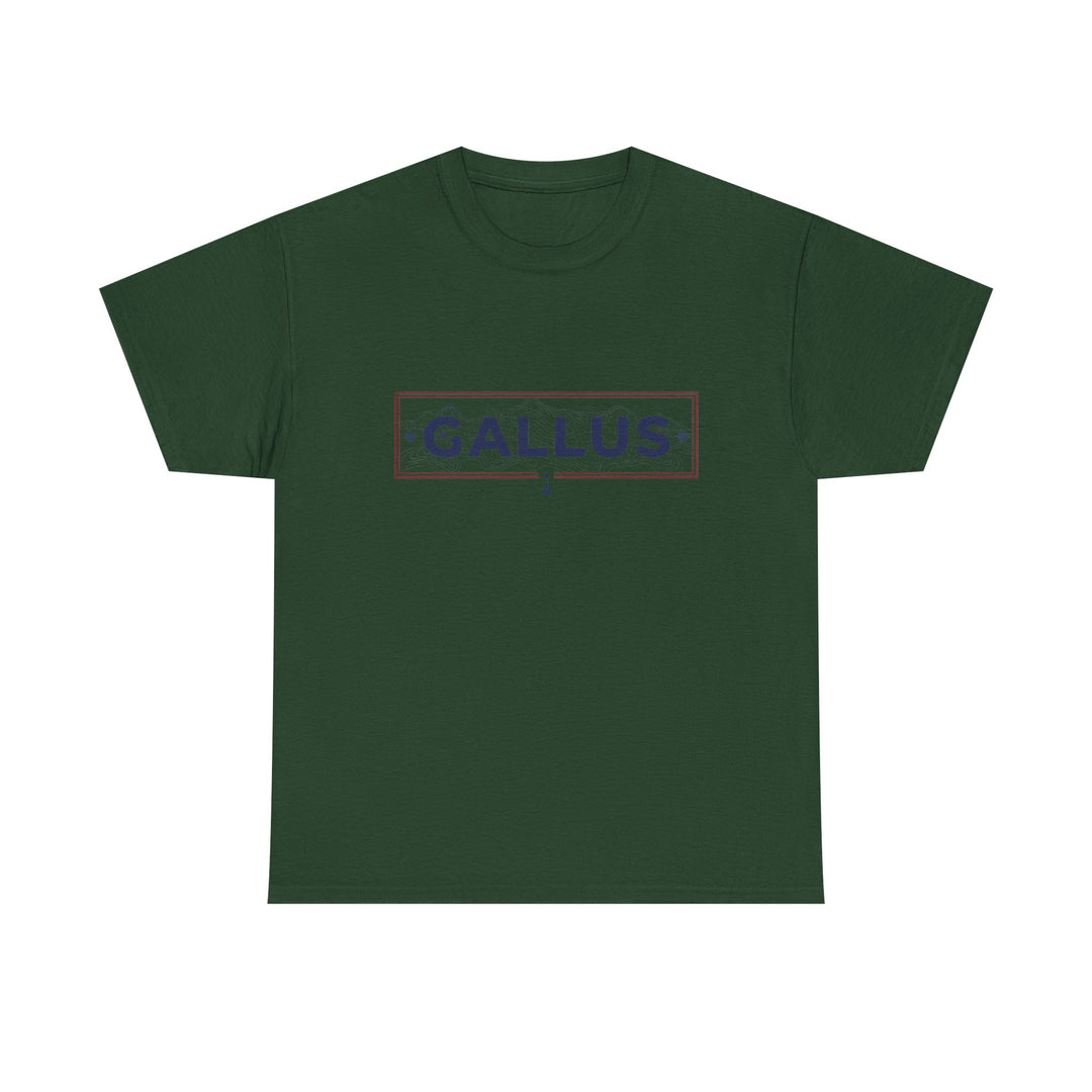 Adventure Logo Tee — "GALLUS" Mountain Badge Shirt (Exploring Not Lost)