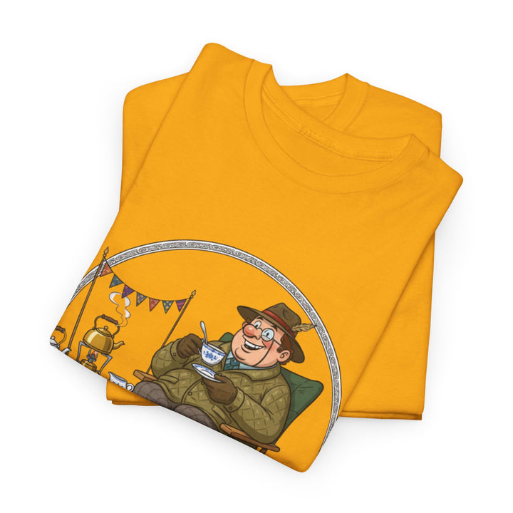 Retro Camping Grandpa Gift T-Shirt — Vintage Mountain Adventure Tee