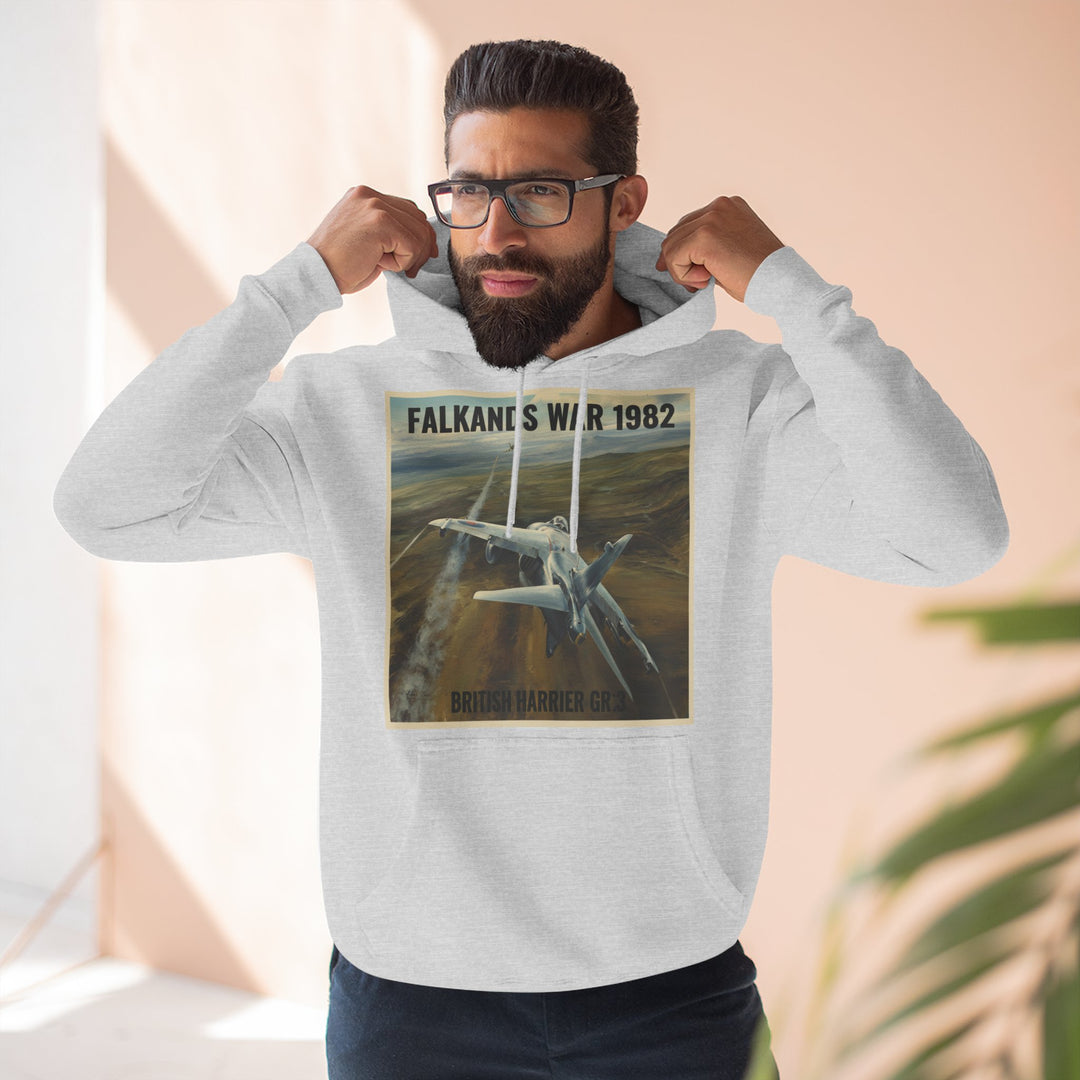 Sea Harrier 1982 Hoodie — Falklands War Naval Aviation Heritage