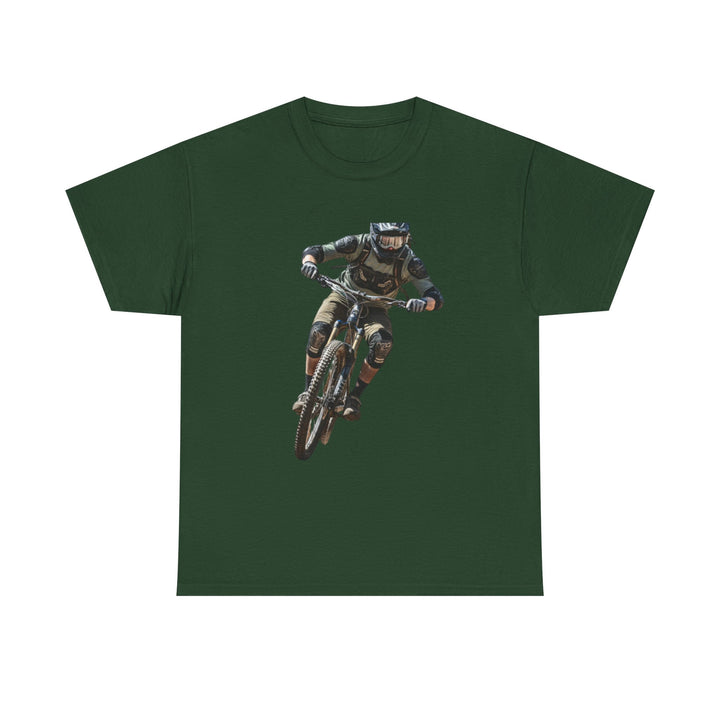 Downhill MTB Rider Graphic Tee