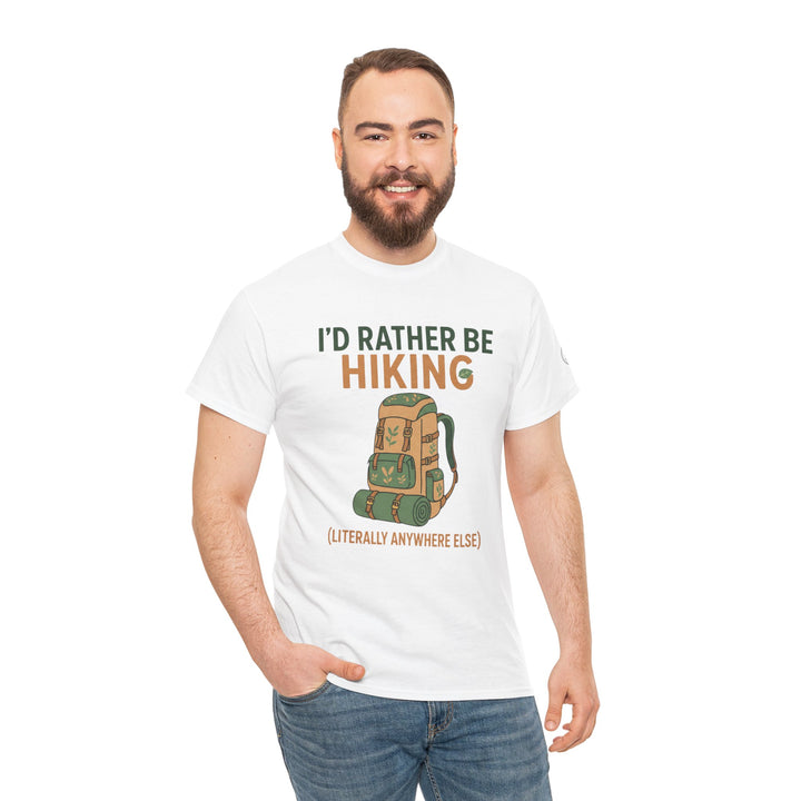 White graphic T-shirt by S&amp;W Gallus, featuring "I&