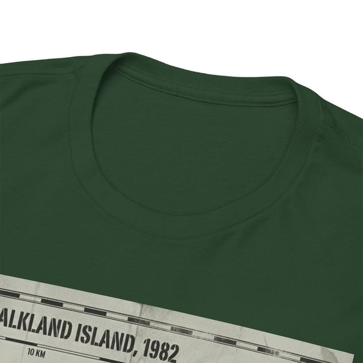 East Falkland 1982 Map T-Shirt — Port Stanley Victory Graphic