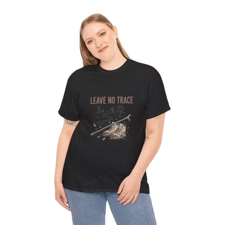 Leave No Trace Countryside Tee – a soft, breathable cotton T-shirt promoting respect for nature and responsible outdoor living.