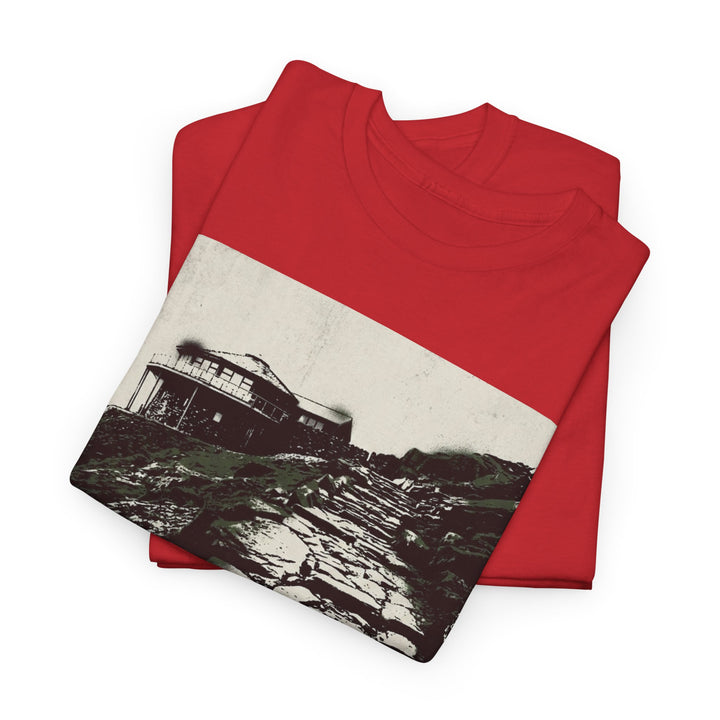 Snowdon 1085m Vintage Summit Tee — Mountain Coordinates Graphic T‑Shirt
