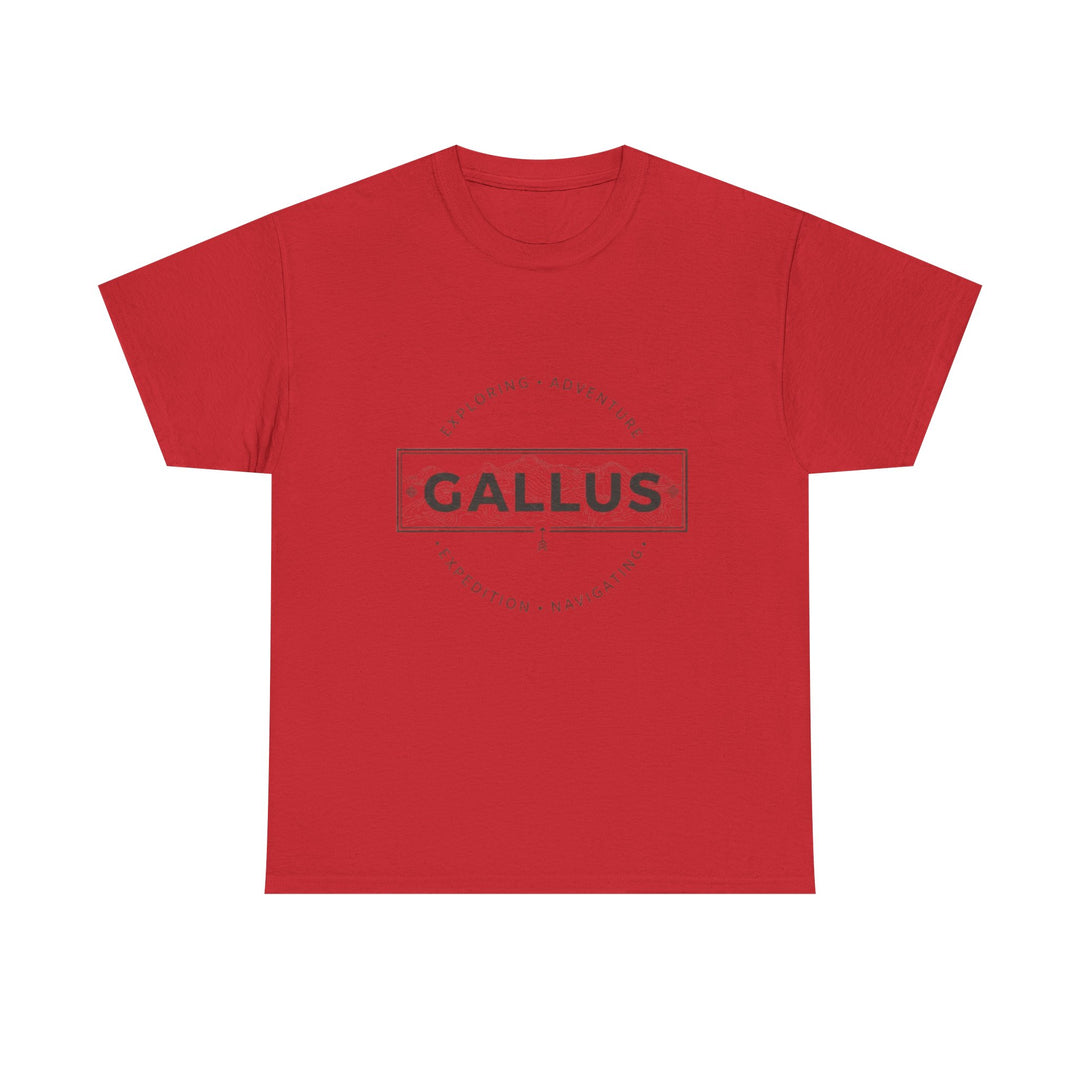 Gallus Logo T‑Shirt — Vintage Stamp Graphic Tee