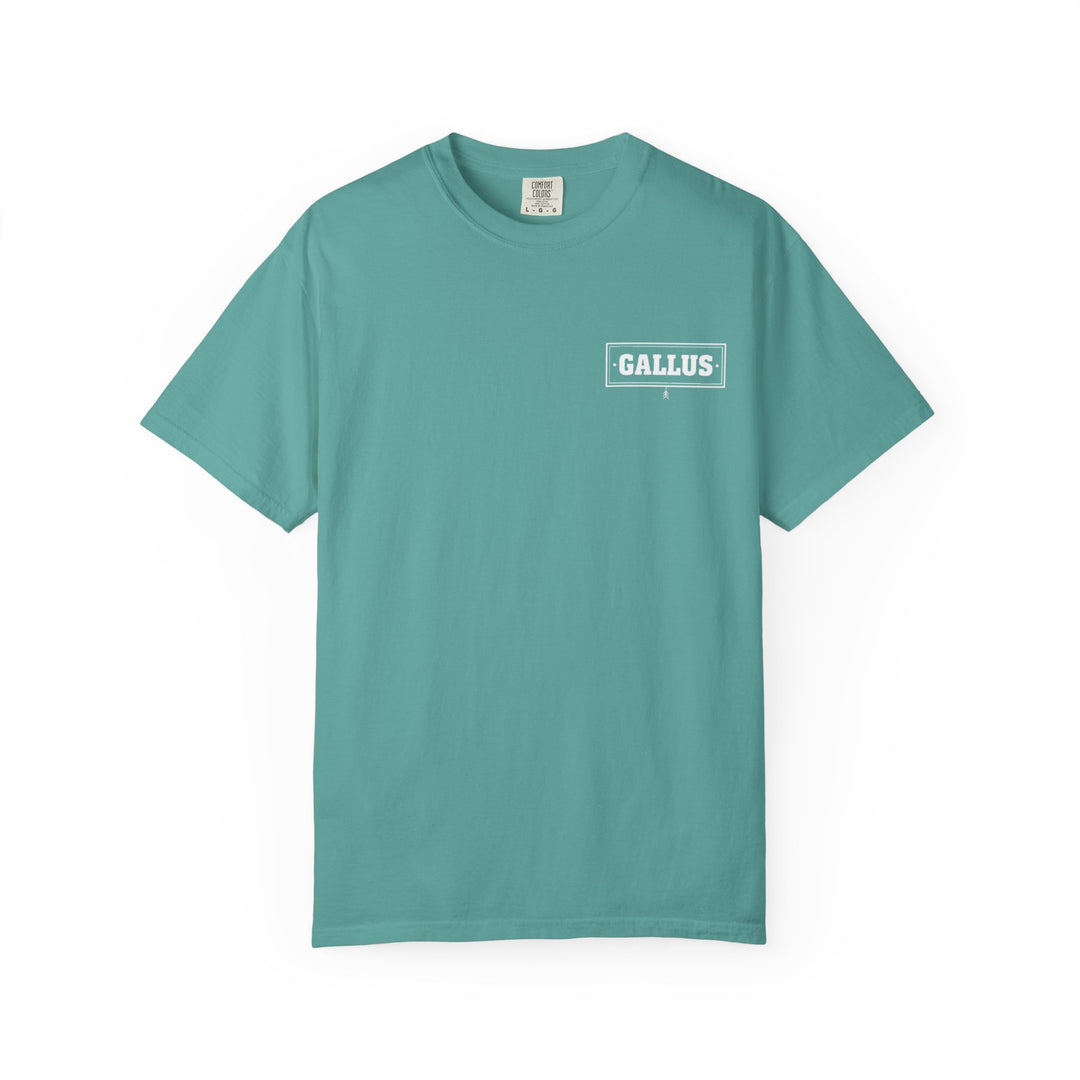 Adventure T-Shirt — "I Am Exploring Not Lost" Mountain Compass Graphic
