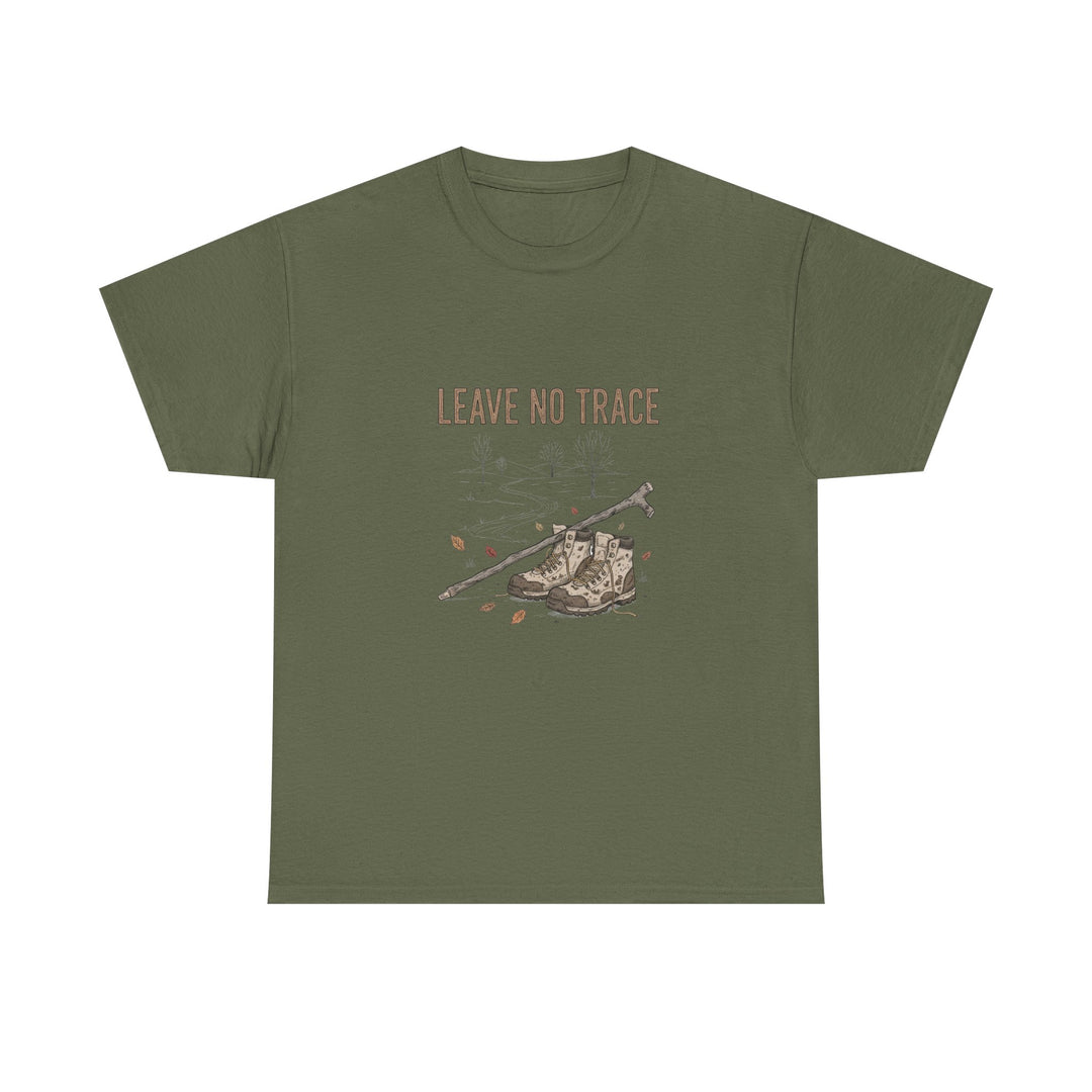 Leave No Trace Countryside Tee – a soft, breathable cotton T-shirt promoting respect for nature and responsible outdoor living.