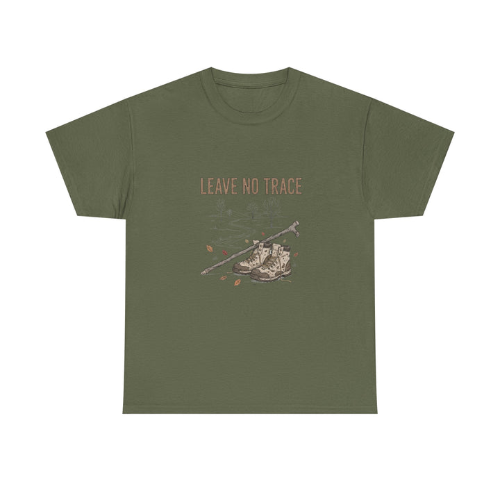 Leave No Trace Countryside Tee – a soft, breathable cotton T-shirt promoting respect for nature and responsible outdoor living.