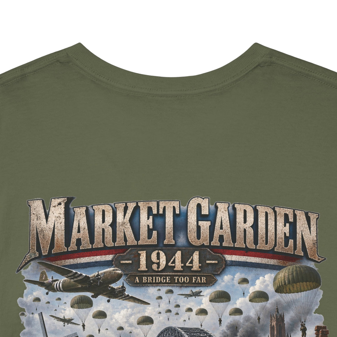 Market Garden 1944 T-Shirt — WWII Airborne Battle Illustration