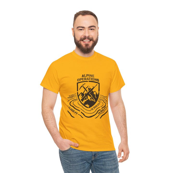 Alpine Operations Cotton Hiking Tee - Mountain Badge Edition
