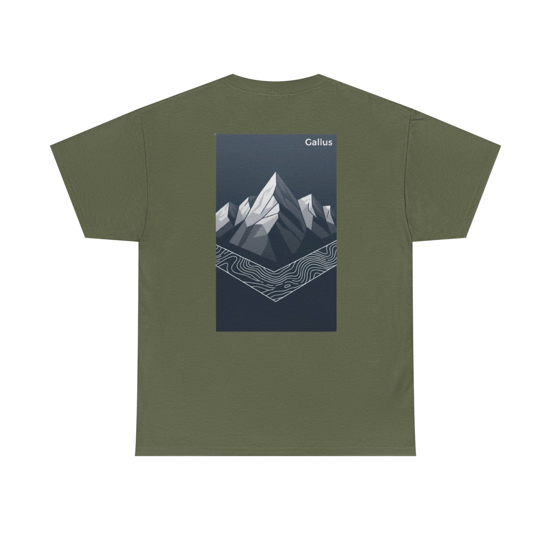 Mountain Graphic Tee — Gallus Logo Adventure T‑Shirt