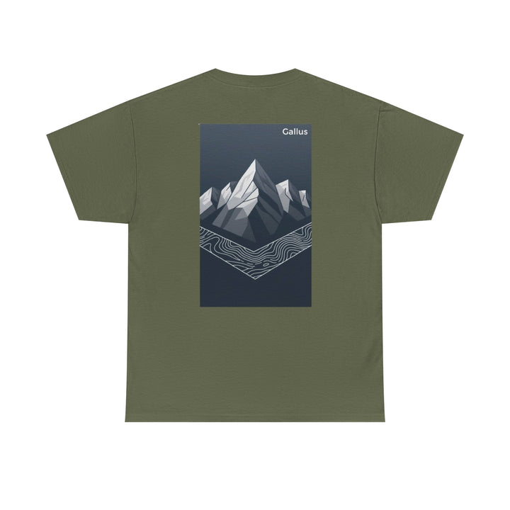Mountain Graphic Tee — Gallus Logo Adventure T‑Shirt