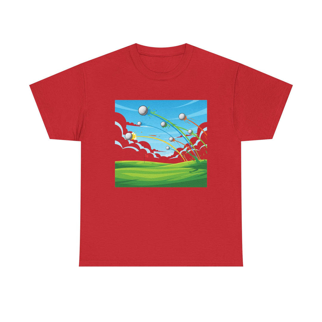 Golf Ball Flight T-Shirt | Golf Graphic Tee