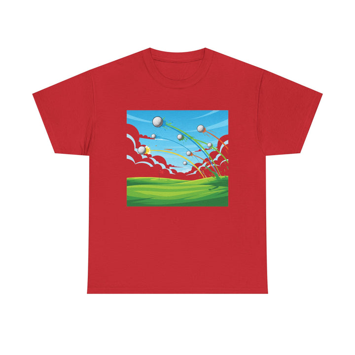 Golf Ball Flight T-Shirt | Golf Graphic Tee