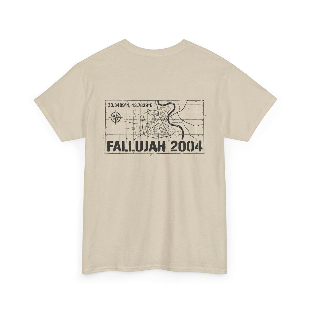 Fallujah 2004 Map T-Shirt — alternate product image 7