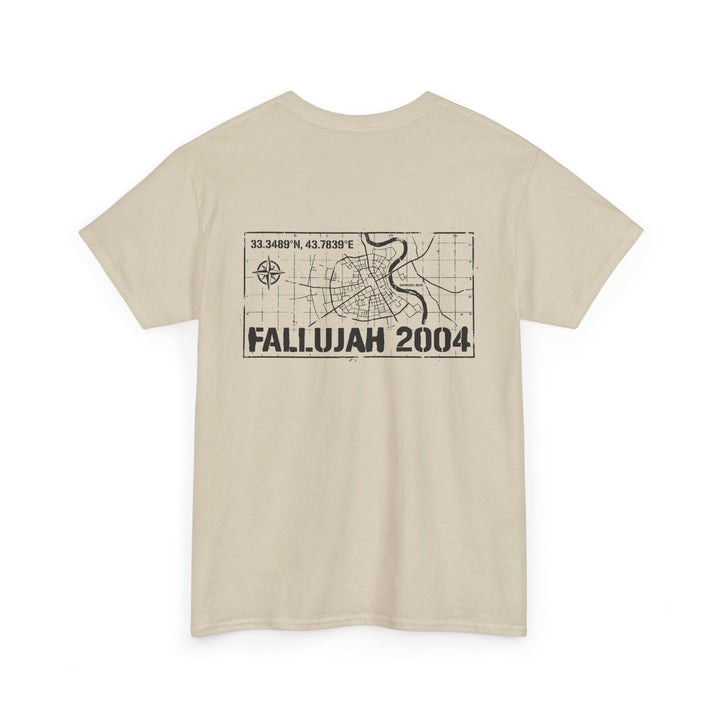 Fallujah 2004 Map T-Shirt — alternate product image 7