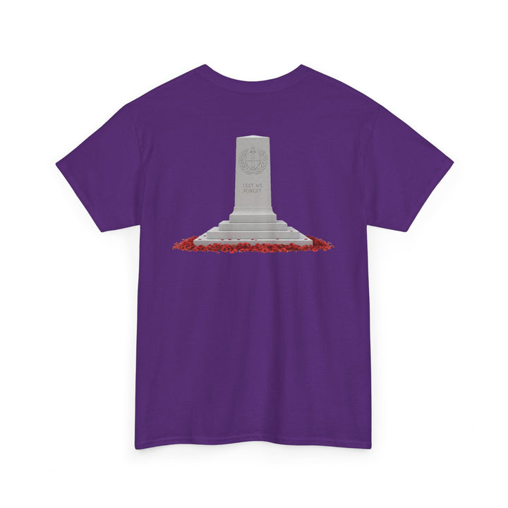 Cenotaph Memorial Tee — Tribute &amp; Remembrance Shirt