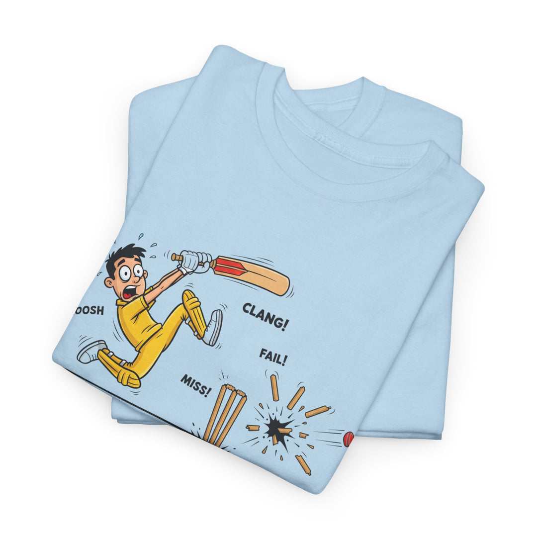 Cricket Batter Cartoon Tee | Cricket T-Shirt