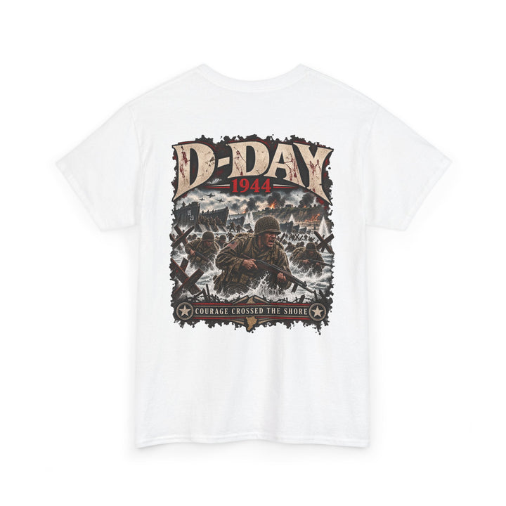 D-Day 1944 Commemorative Tee - WWII Beach Assault Memorial T-Shirt