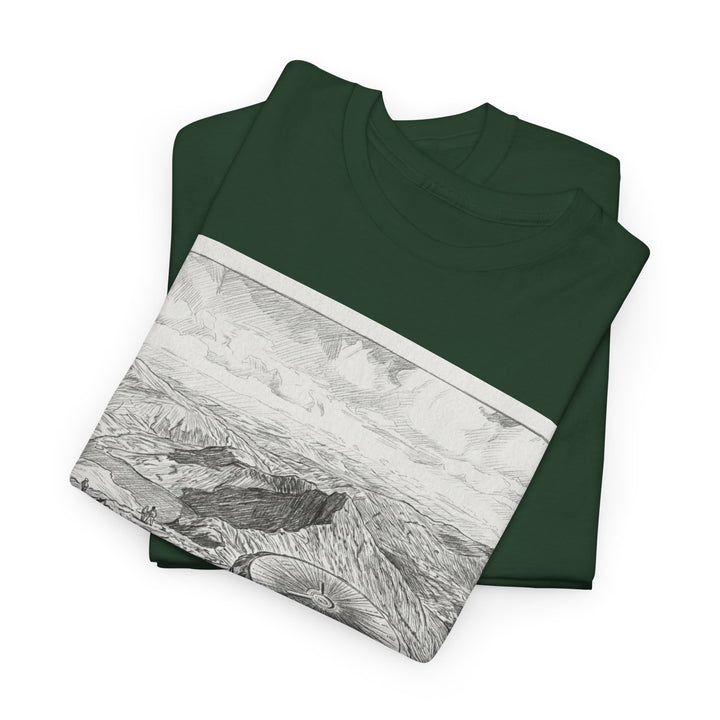 Snowdon Mountain Tee — Vintage Map Illustration with Coordinates