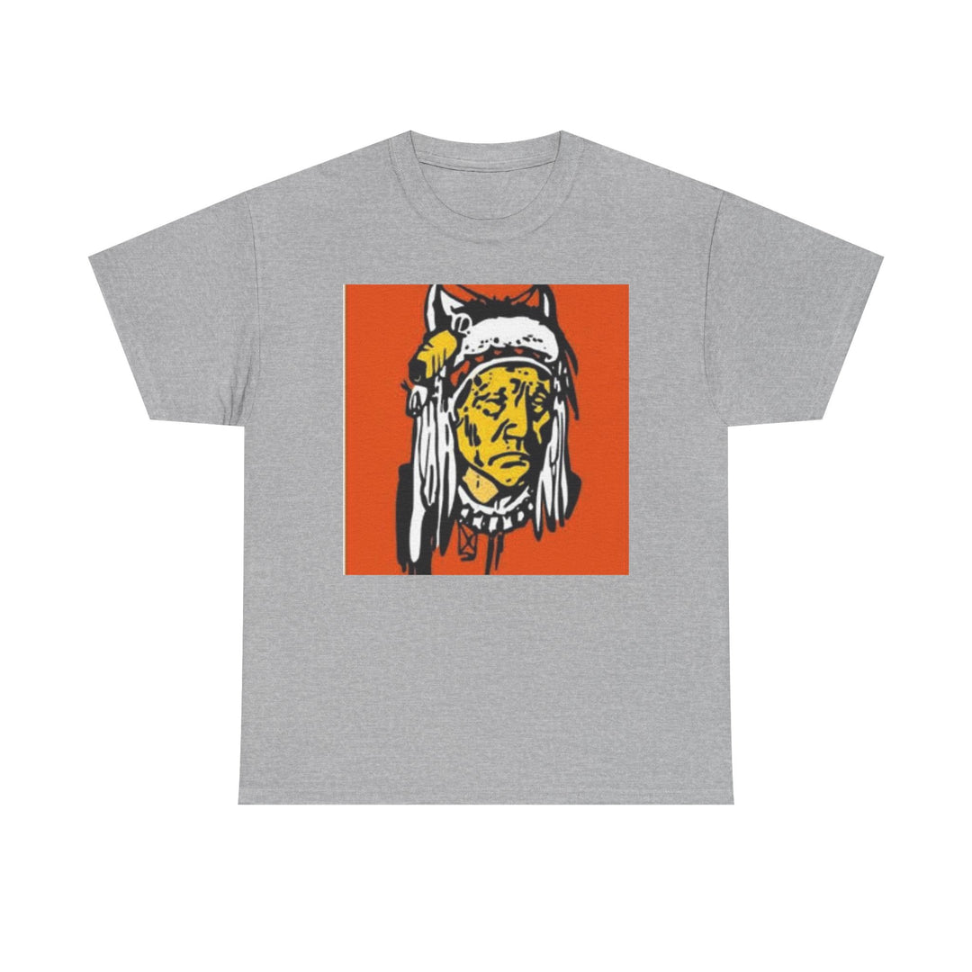 BATUS Native Chief Graphic Tee – Retro Tribal Illustration Shirt