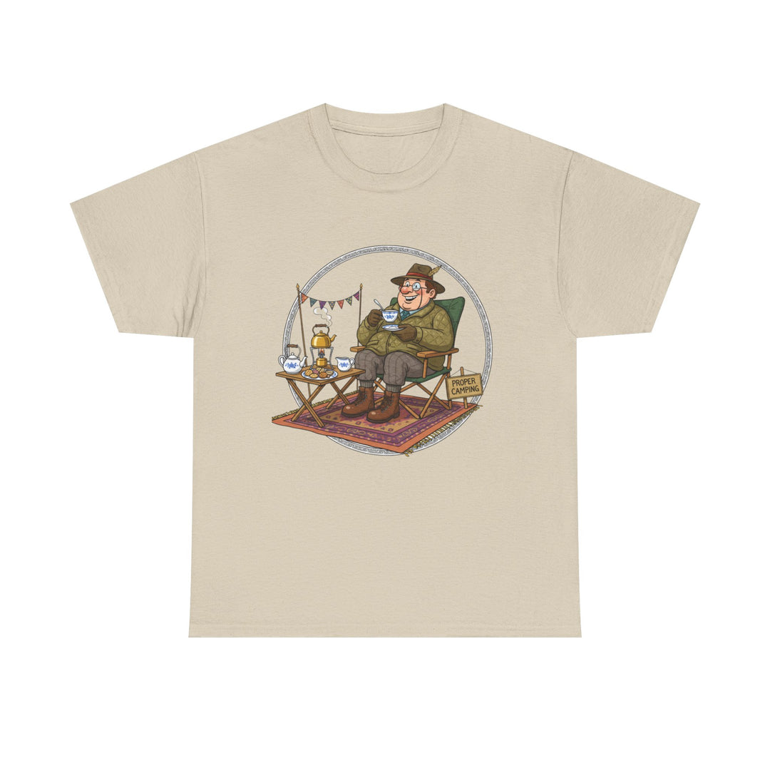 Retro Camping Grandpa Gift T-Shirt — Vintage Mountain Adventure Tee