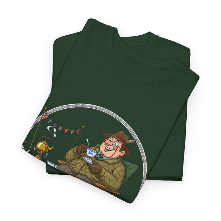 Retro Camping Grandpa Gift T-Shirt — Vintage Mountain Adventure Tee