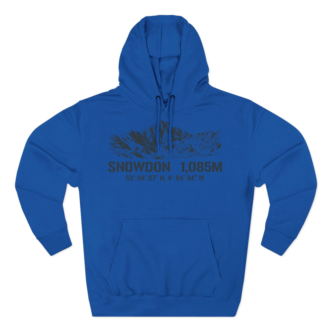 Snowdon 1085m Summit Coordinates Hoodie