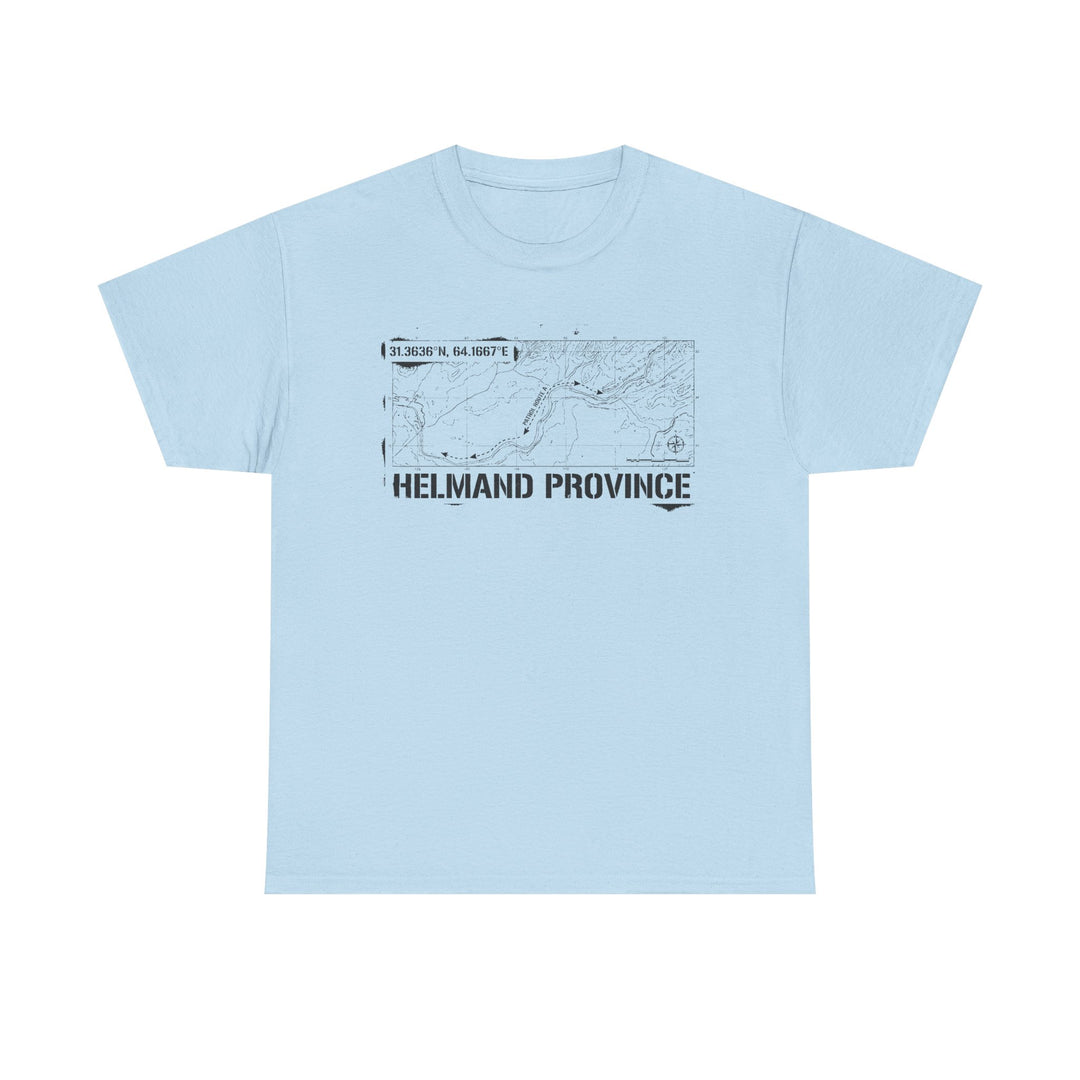 Op Herrick Helmand Province Map T-Shirt - Green Zone Military Graphic Tee
