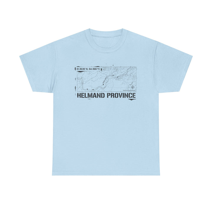 Op Herrick Helmand Province Map T-Shirt - Green Zone Military Graphic Tee