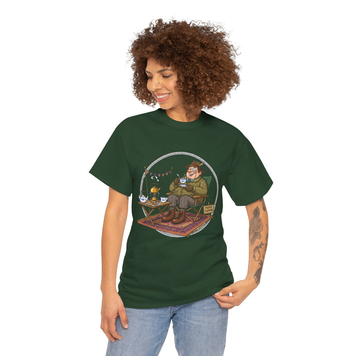 Retro Camping Grandpa Gift T-Shirt — Vintage Mountain Adventure Tee