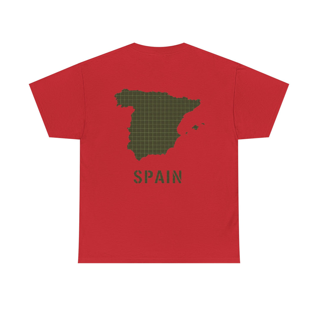 Spain Map Graphic Tee — Minimalist Travel T‑Shirt