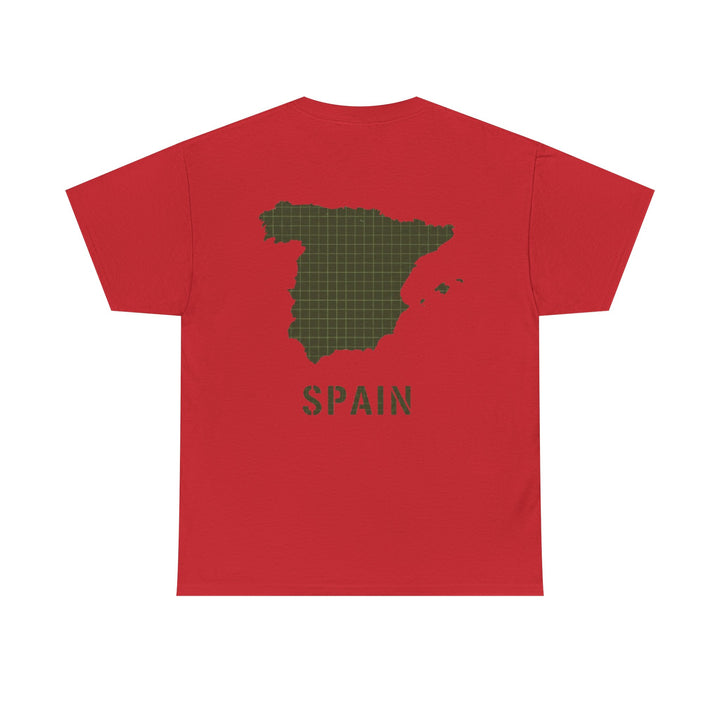 Spain Map Graphic Tee — Minimalist Travel T‑Shirt