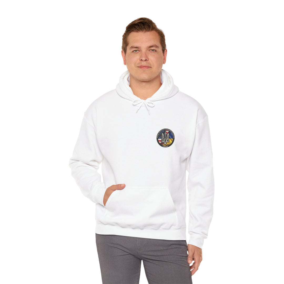 Ukraine Support Hoodie — RDCU US/UKRAINE Design