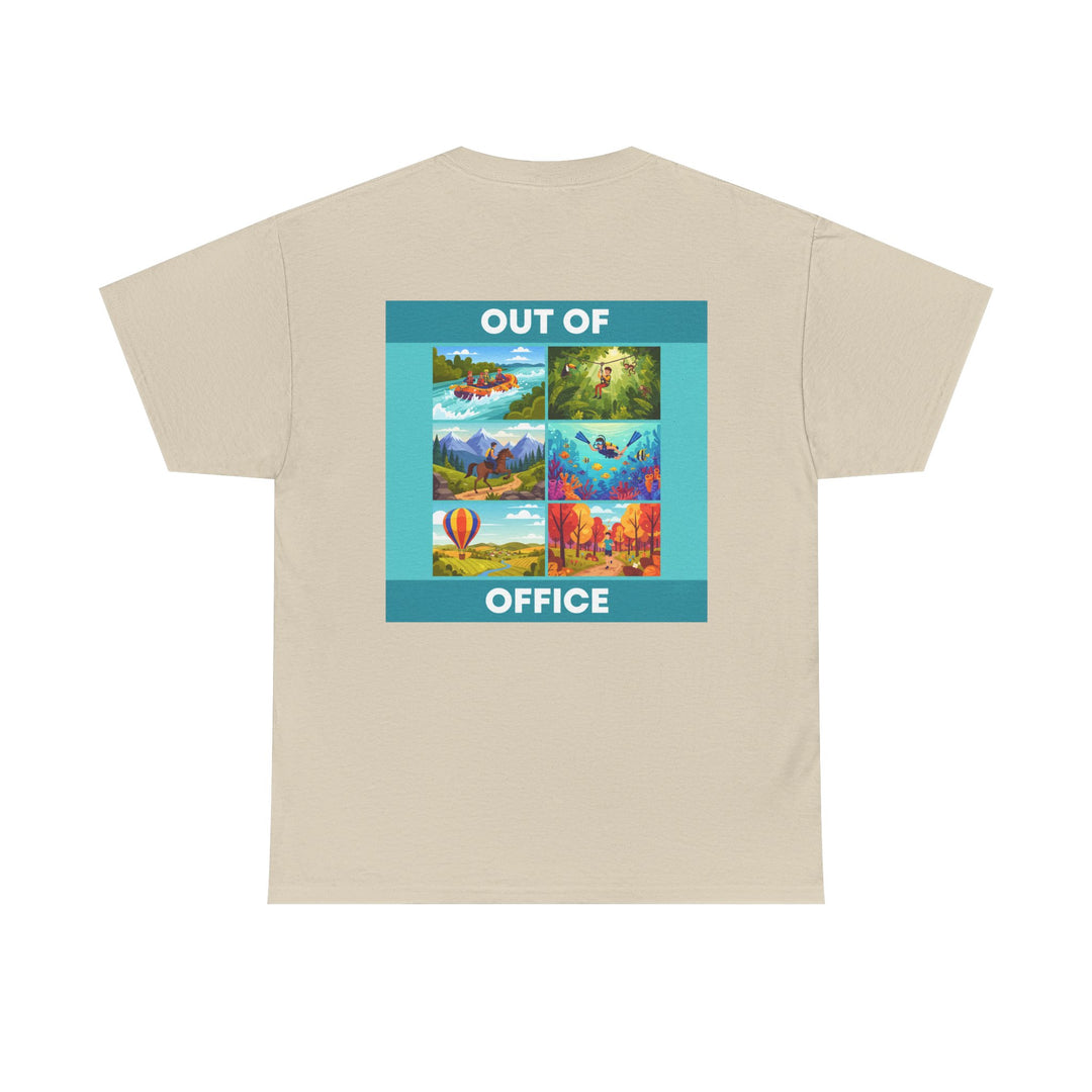Out of Office Tee — Travel Scenes Graphic T-Shirt