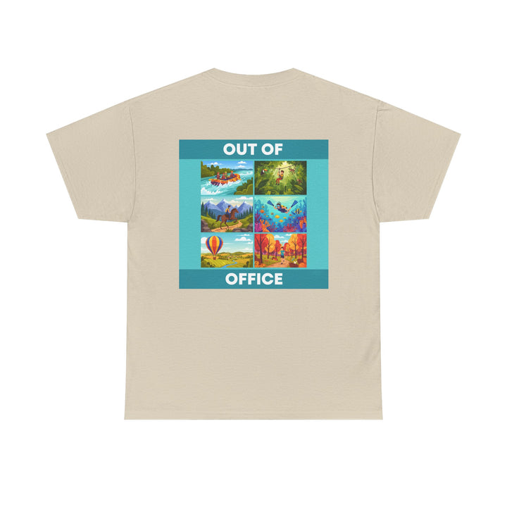 Out of Office Tee — Travel Scenes Graphic T-Shirt