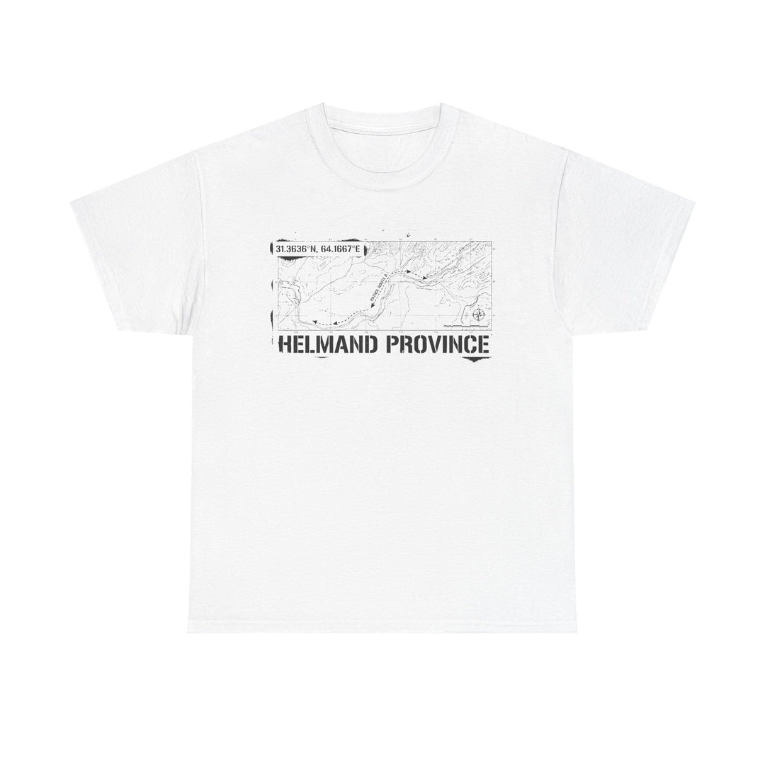 Op Herrick Helmand Province Map T-Shirt - Green Zone Military Graphic Tee