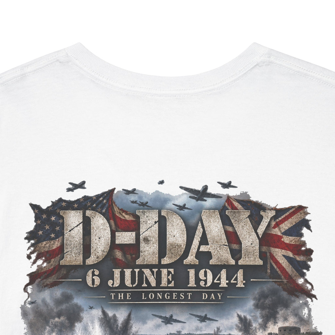 D-Day 6 June 1944 Commemorative T-Shirt — WWII Normandy Veteran Tribute Tee