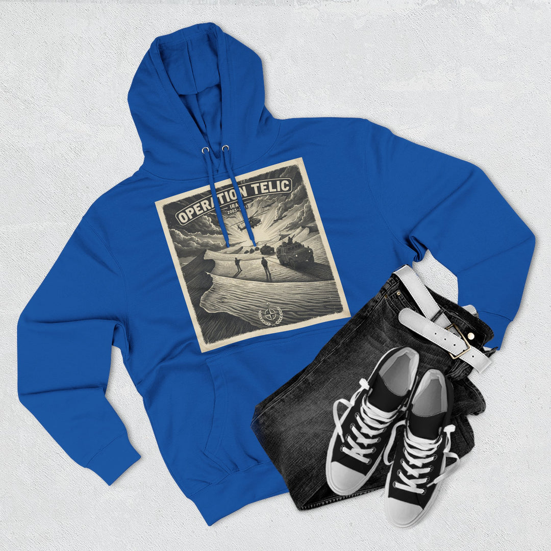 Op Telic Iraq Hoodie — Southern Provinces Military Heritage Graphic