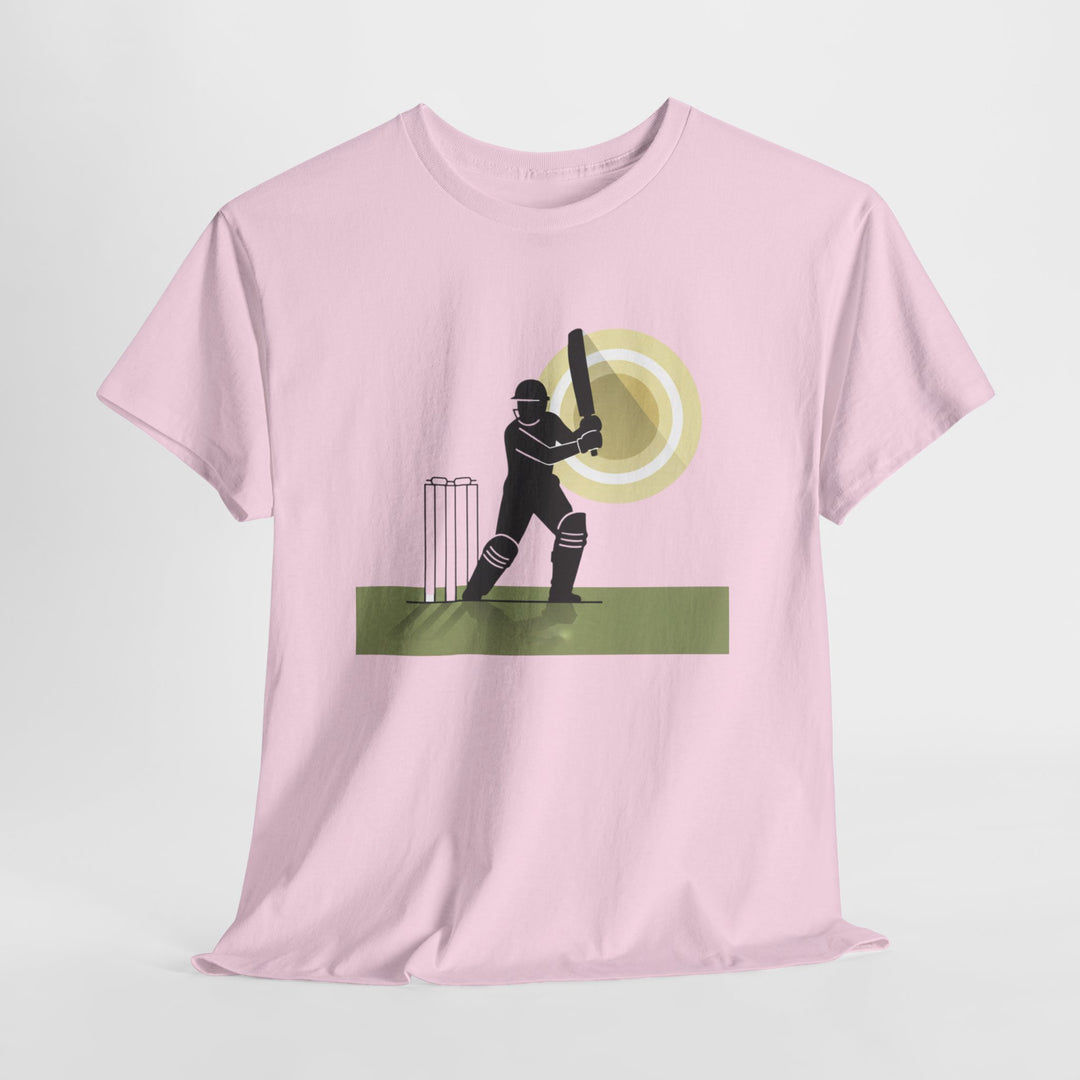 Cricket Player Silhouette T-Shirt