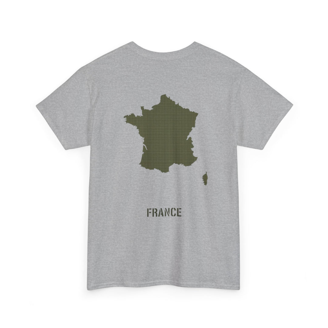 France Map Tee with "GALLUS" Chest Logo